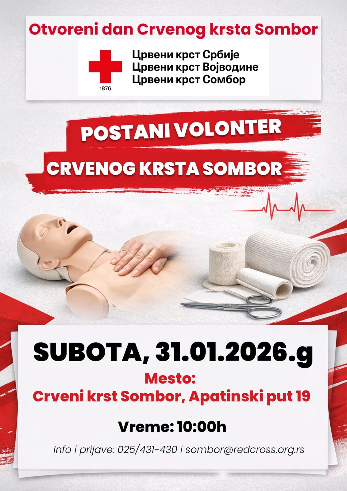 Postani volonter Crvenog Krsta